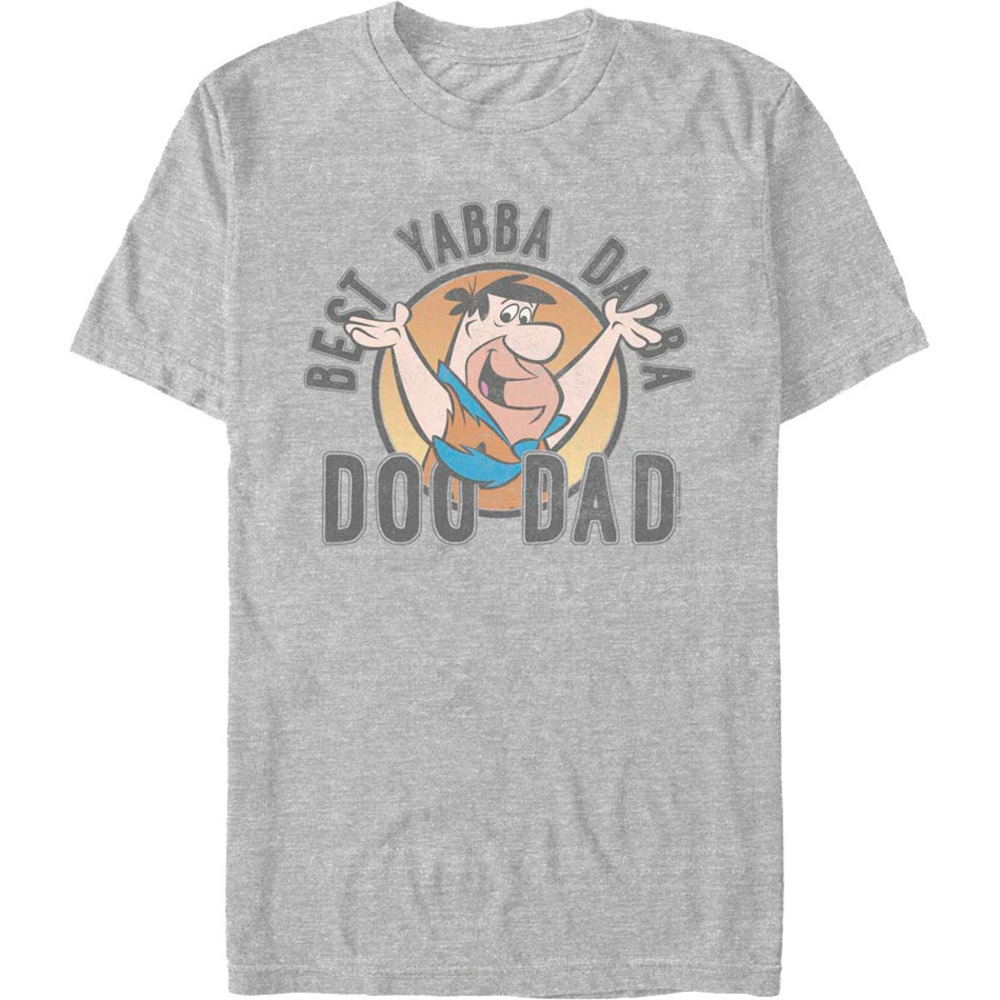 Best Yabba Dabba Doo Dad Flintstones T-Shirt Funny Cartoon Father Gift Tee